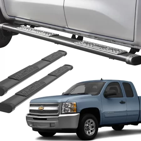 Estribos Bronx Silverado Cheyenne 2007 - 2013 Doble Cabina