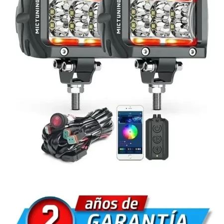 Par Faros Dually Mictuning Led Jeep Wrangler Can Am Rzr Atv