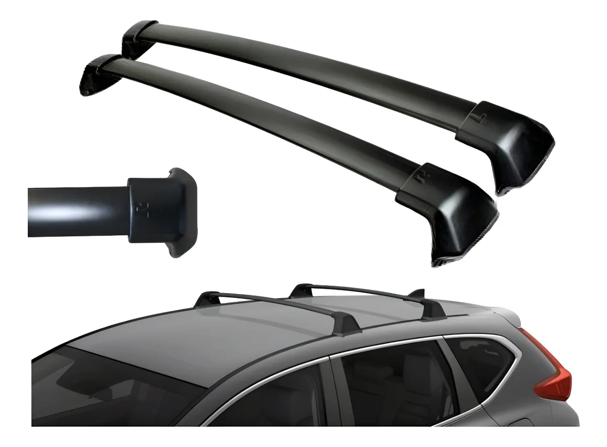 Barras Transversales De Aluminio Negro Para Crv 2018-2020 - Image 1