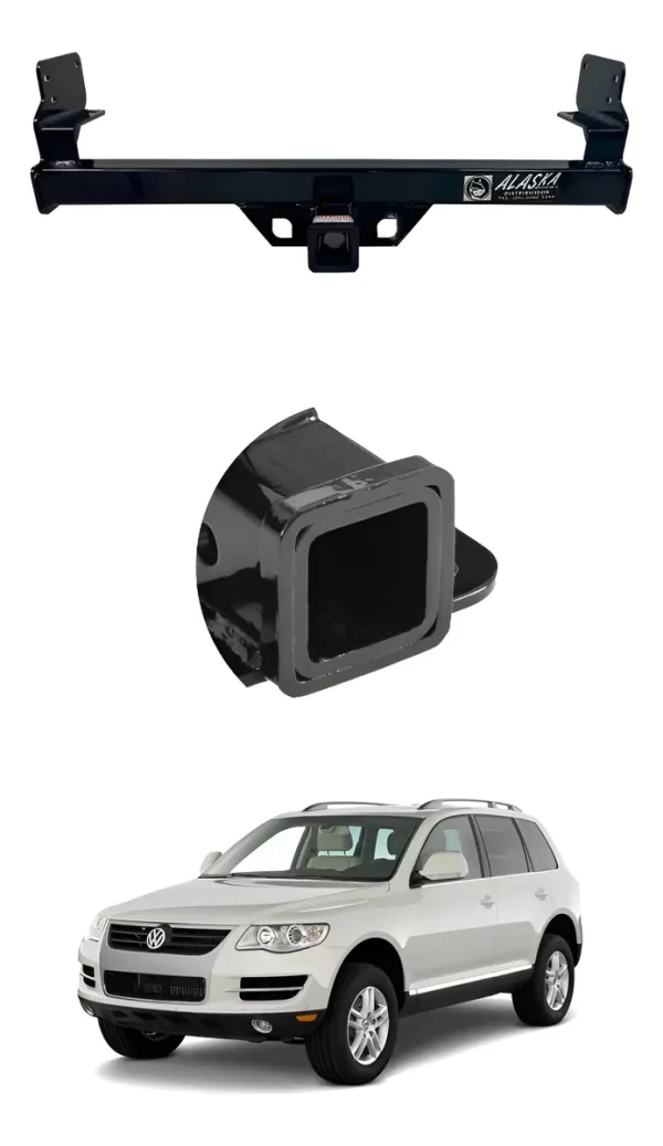 Tirón Jalón De Arrastre Vw Touareg  2004-2010 Negro Alaska