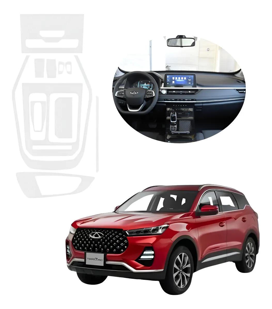 Proteccion Ppf Panel, Puertas, Clima, Tiggo 7 Pro 2023 - Image 1