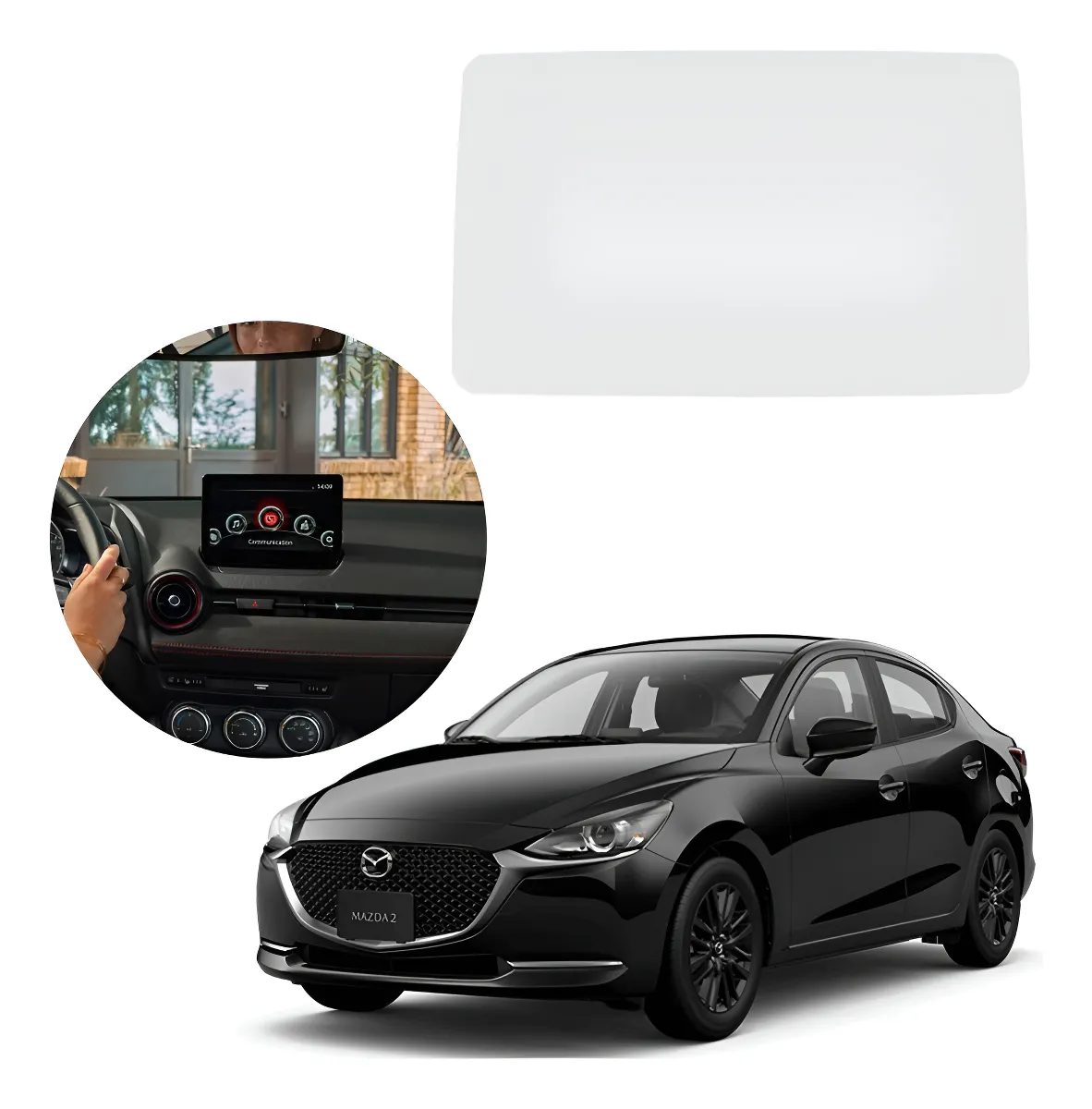 Protector De Pantalla Para Mazda 2 2019 Al 2023 - Image 1
