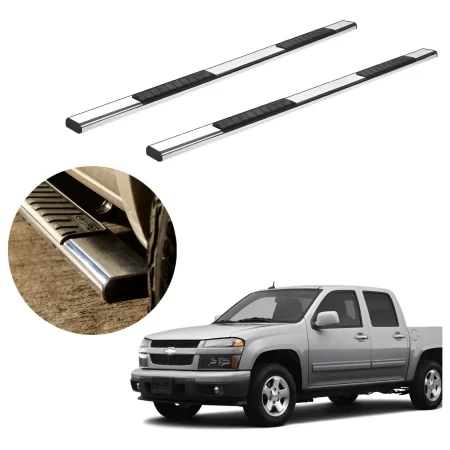 Estribos Serie 100 Cromados Chevrolet Colorado 2004 - 2012