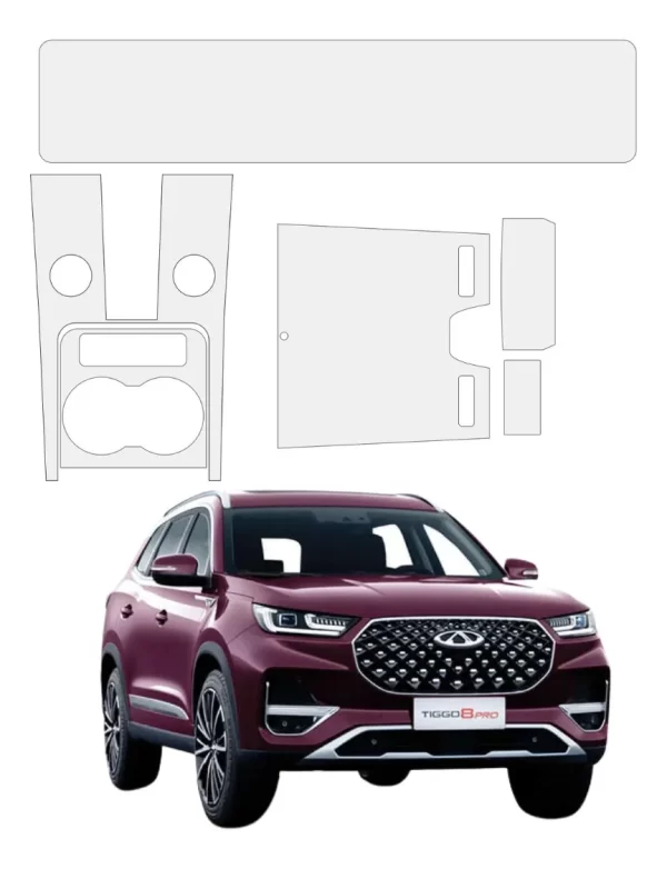 Protección Bl Pantalla Clúster/panel Central Tiggo 8 Pro Max