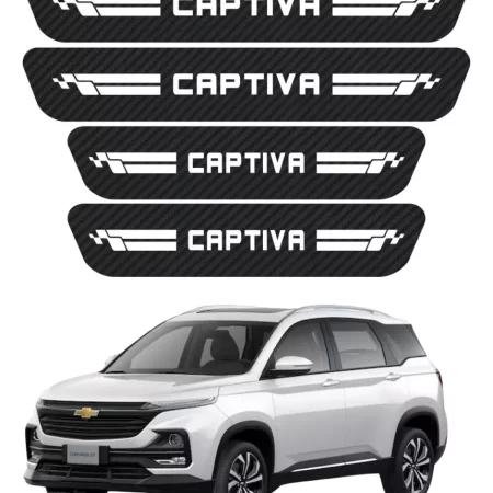 Protección De Estribos 4 Puertas Genérico Captiva Diseño 10