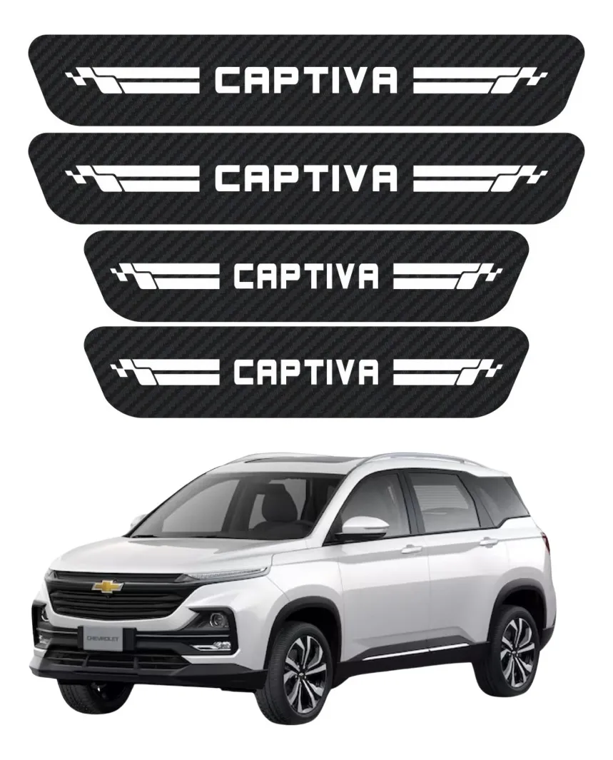 Protección De Estribos 4 Puertas Genérico Captiva Diseño 10 - Image 1