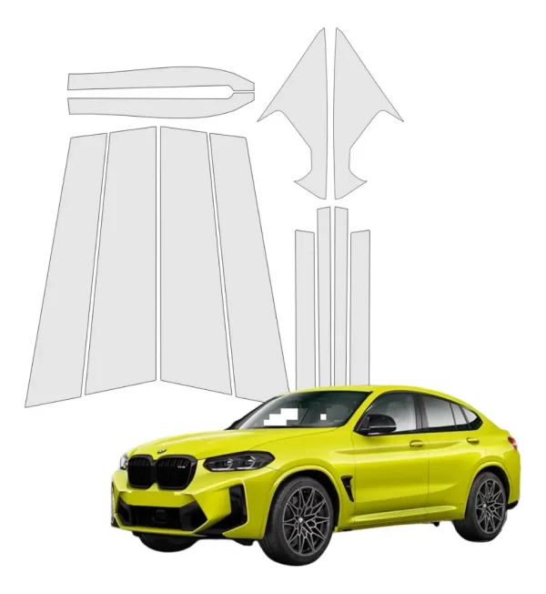 Protección Ppf Postes Exteriores Para Bmw Cx4 2024