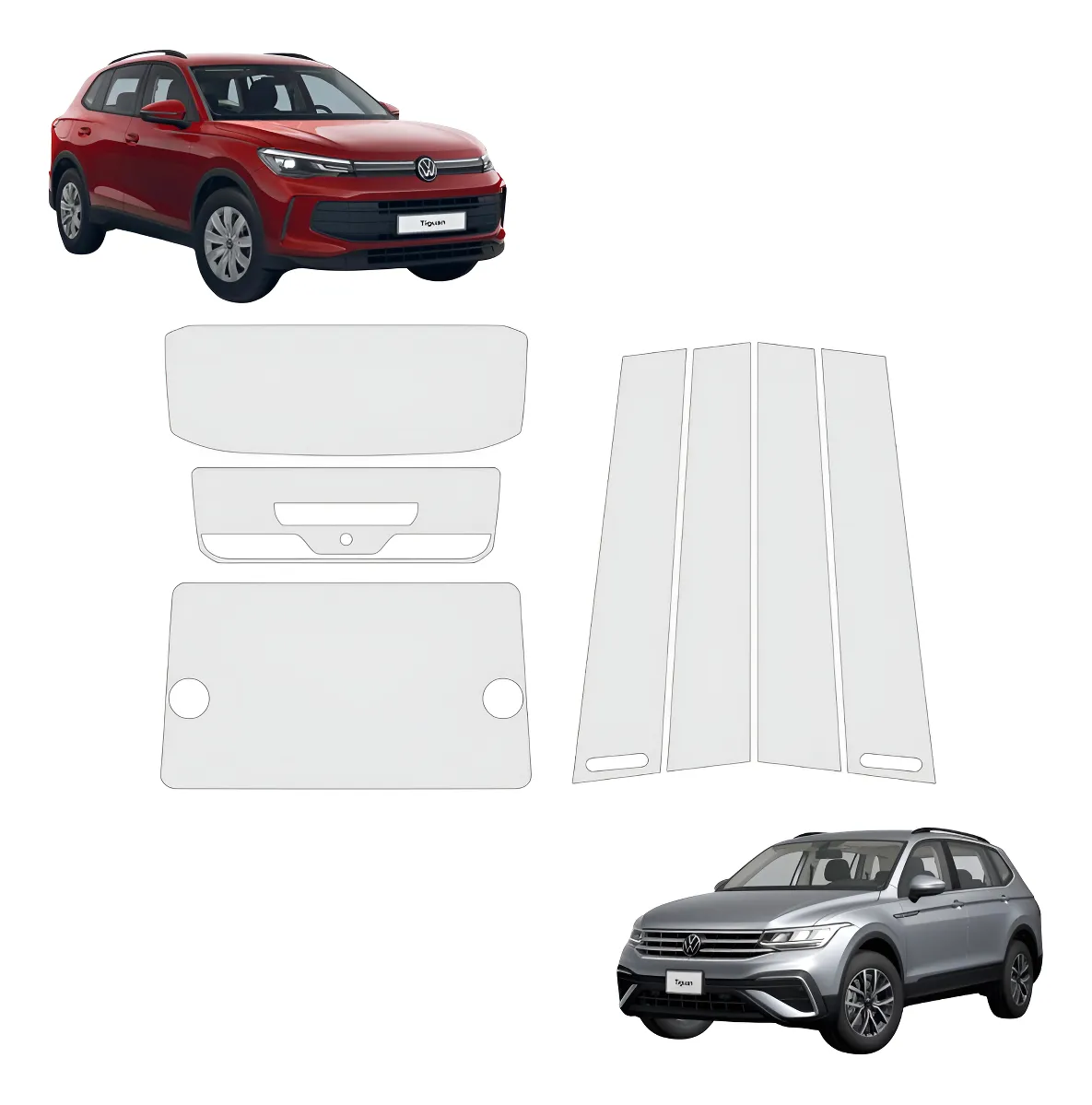 Kit Completo Protector Ppf Para Tiguan Volkswagen 2024 - Image 1