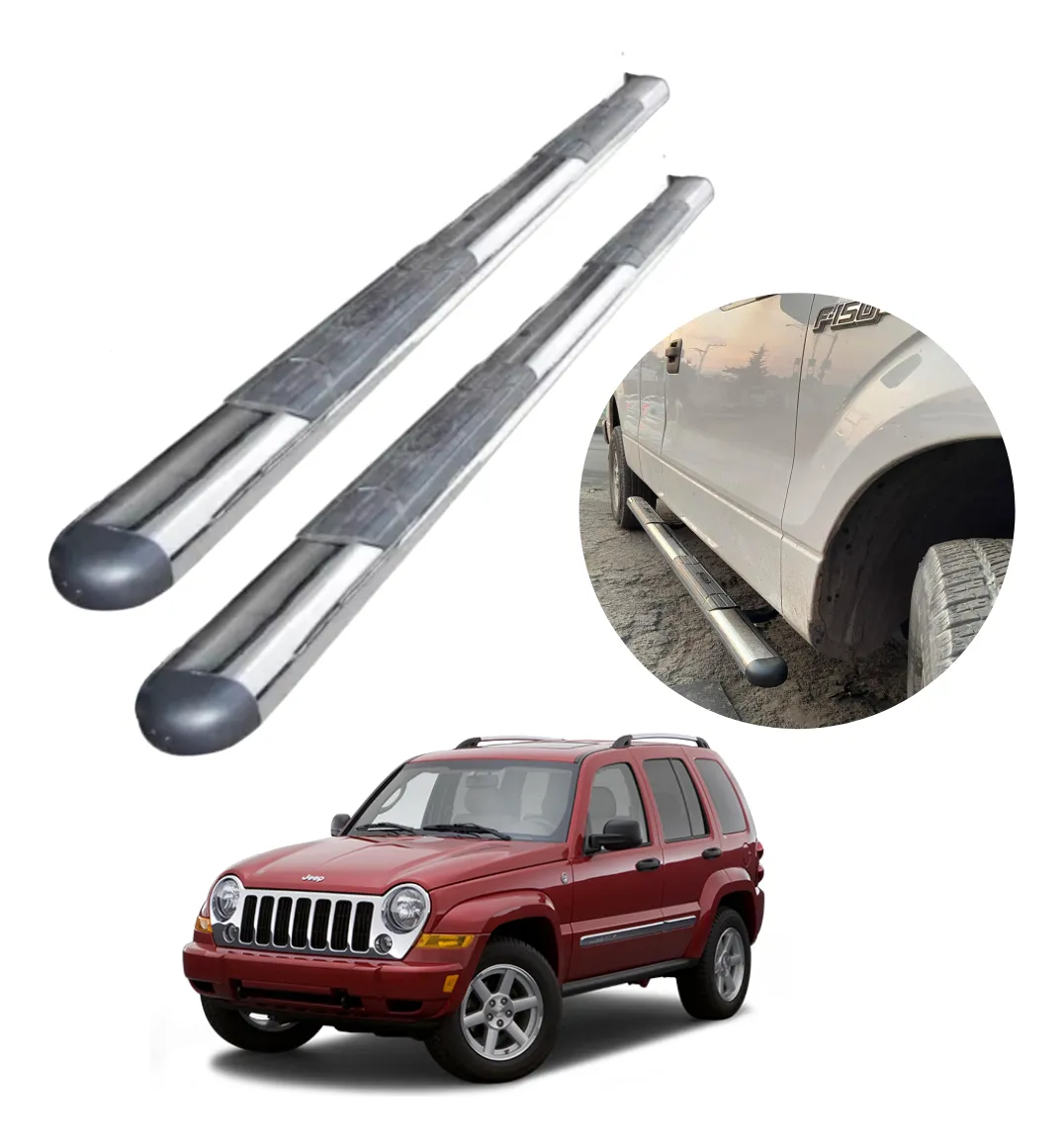 Estribos Gh Para Jeep Liberty 2005 -2007 - Image 1