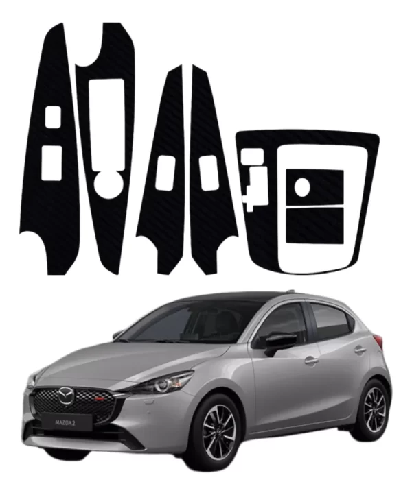 Kit Sticker Panel Central / Puertas Mazda 2 2022 2023 2024