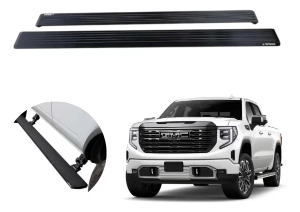 Estribos Electricos Para Gmc Sierra Denali 2019-2024 Dob Cab