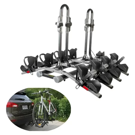 Portabicicletas De Tiron P/4 Bicicletas Carga 60 Kg