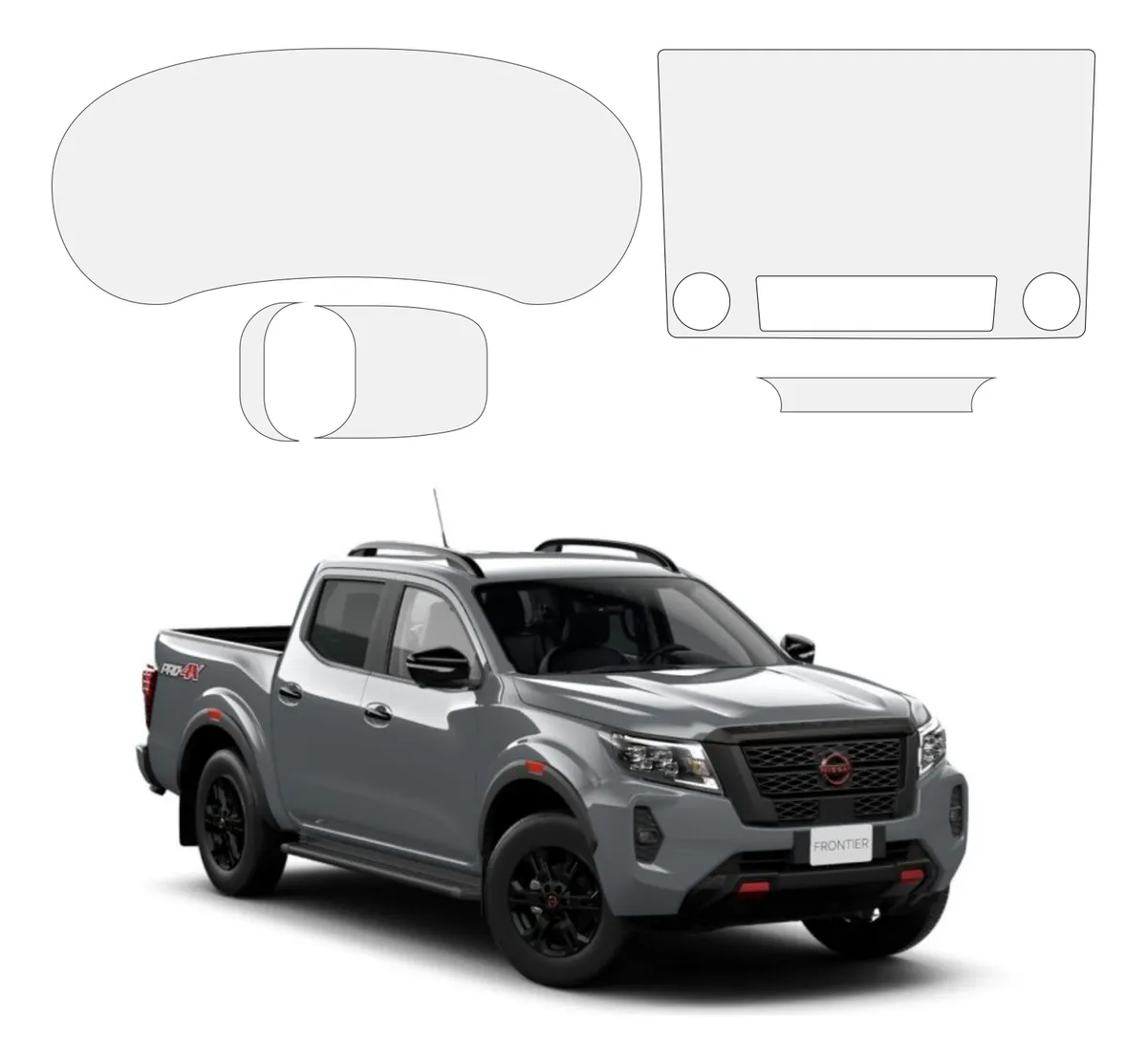 Protección Ppf Pantalla Y Cluster Frontier 2022 - Image 1