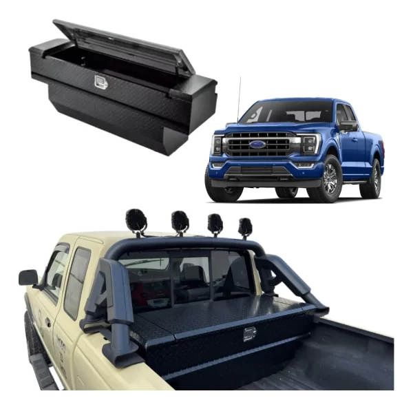 Caja Herramientas Para Ford F150 2004-2025 C/ Roll Bar.