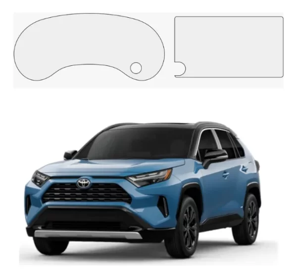 Protección Ppf Pantalla Y Clúster Para Rav4 Xle 2025