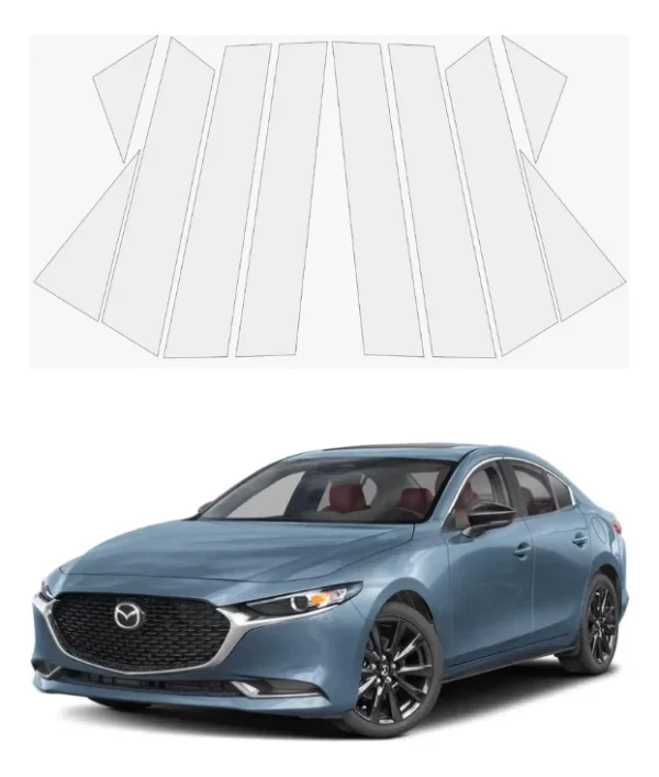 Protección Ppf Para Postes Ext. Mazda Cx-90 2024