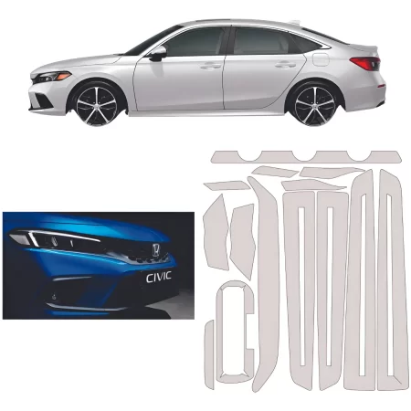 Protección Ppf Interior, Compatible Con Honda Civic