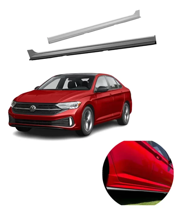 Juego De Estribos Laterales Para Vw Jetta 2022 - 2025