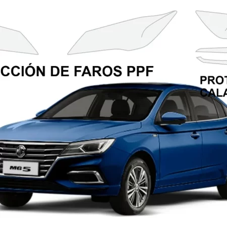 Sticker Protección Ppf Faros Y Calaveras Mg5 2023