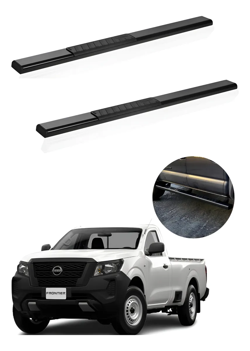 Estribos Serie 100 Nissan Np300 Frontier 2016 - 2025 Cab Sen - Image 1