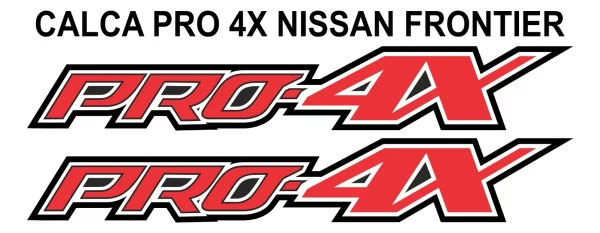Stickers Calcomania Nissan Frontier Pro4x 2020 - 2023 Vinil