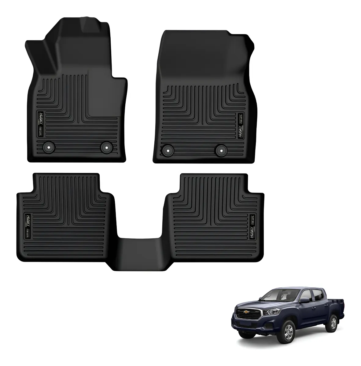 Tapetes Husky Uso Rudo Para Chevrolet S10 Max 2022 - 2025 - Image 1