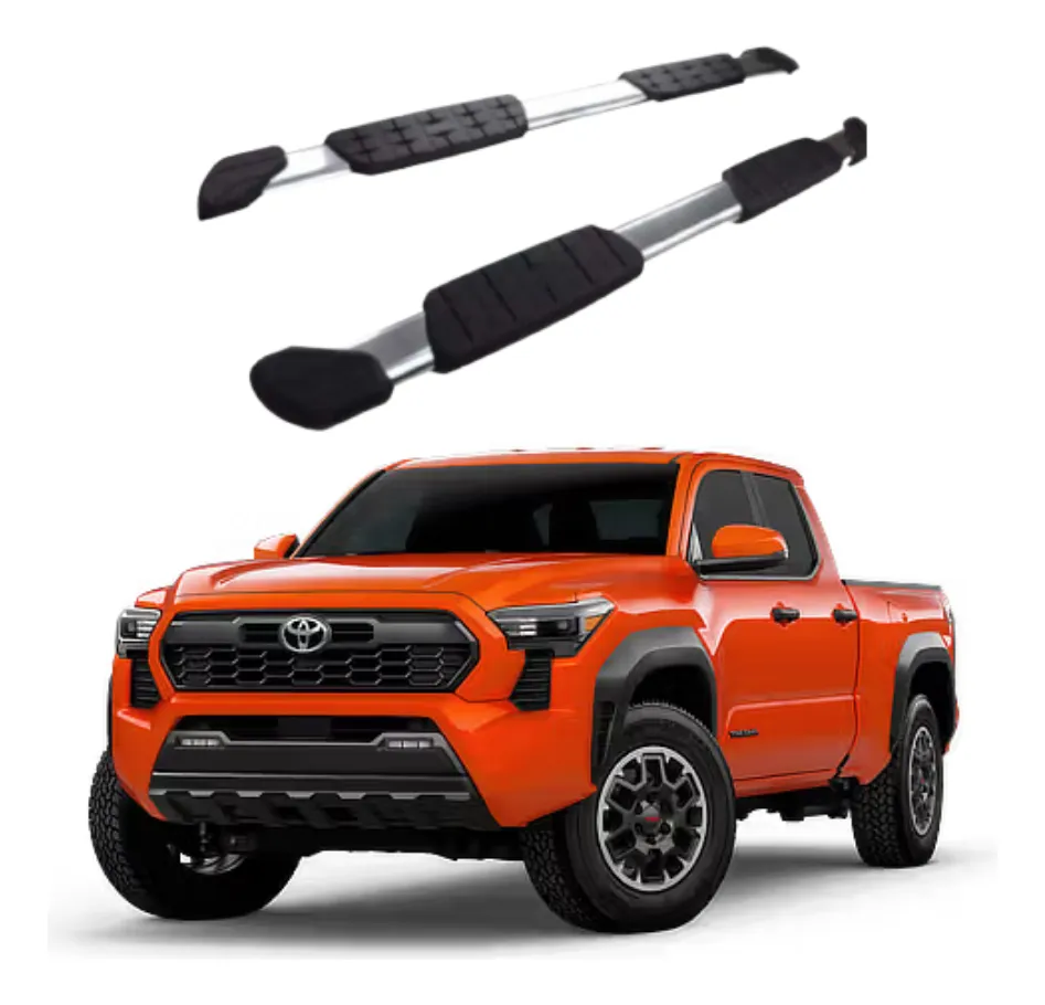 Estribos Cromados Para Toyota Tacoma D Cabina 2015 - 2025 - Image 1