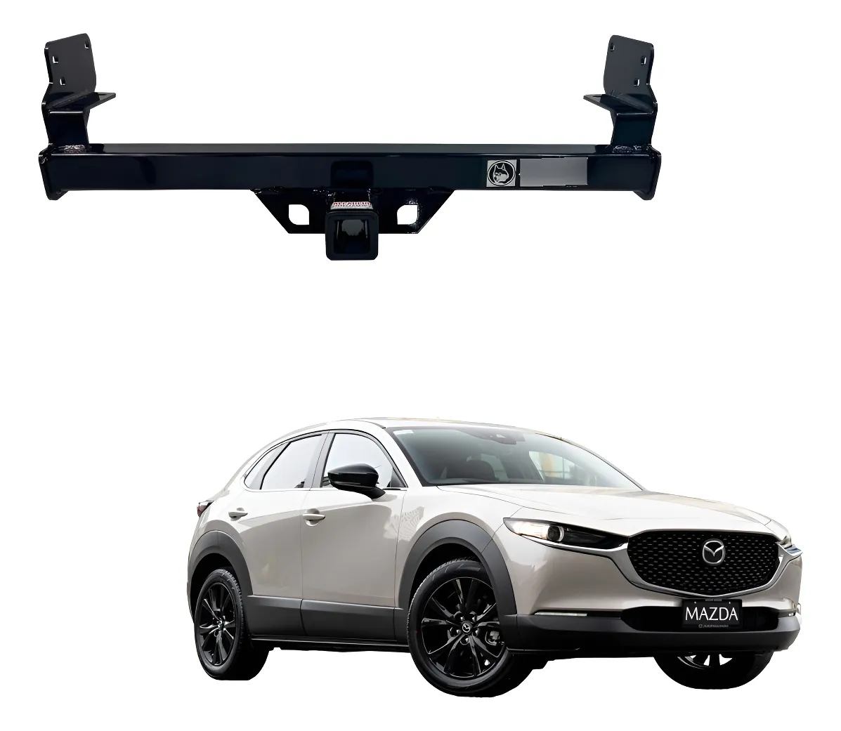 Tirón De Arrastre Jalón Mazda Cx30 2019 - 2024 Negro - Image 1