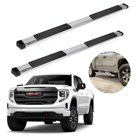 Estribos Serie 500 Gmc Sierra 2019 - 2022 Doble Cabina Cromo