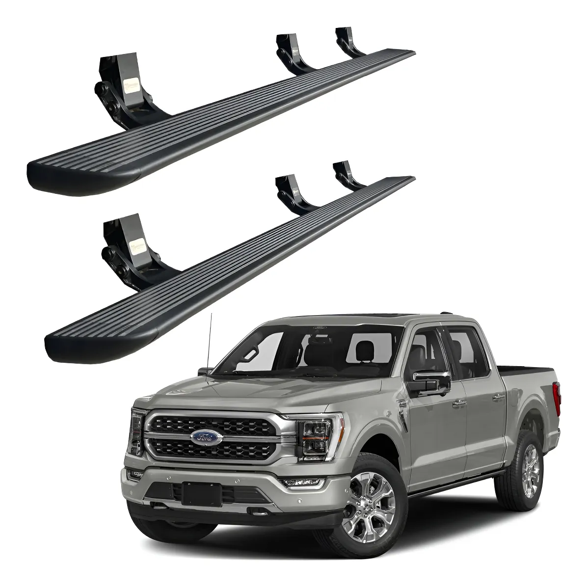 Estribos Electricos Mastodon Ford F150 Lobo 2019 - 2023 + - Image 1