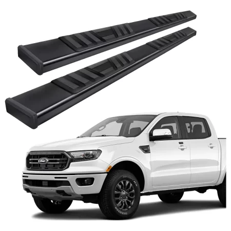 Estribos Serie 300 Negros Ford Ranger 2013 - 2021 Doble Cab