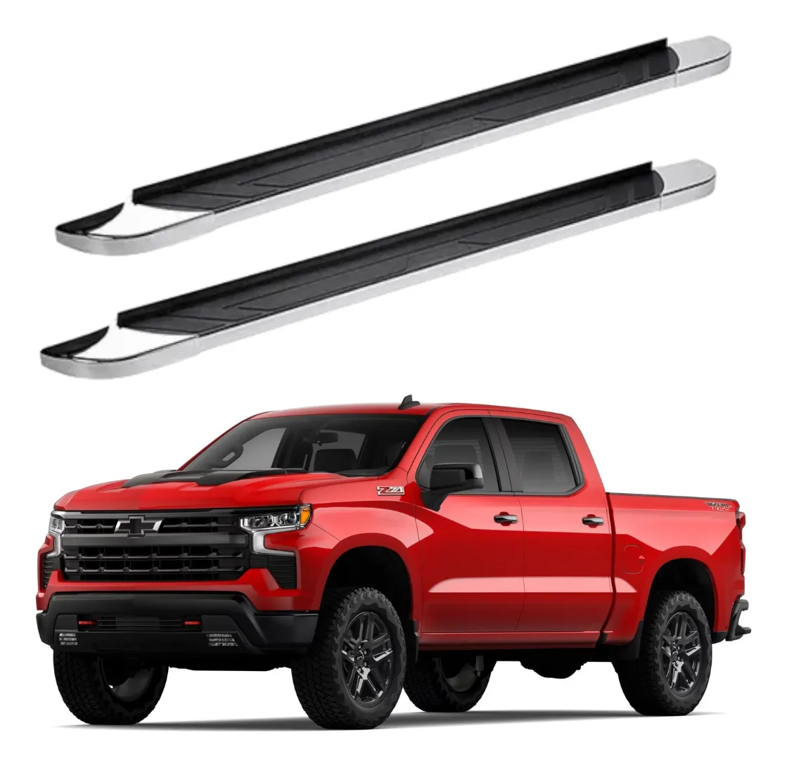 Estribos Regal Chevrolet Silverado 2015 - 2022 Doble Cabina - Image 1
