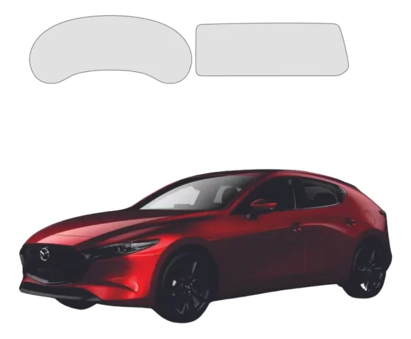 Protector Pantalla Y Clúster Compatible Con Mazda 3 2024