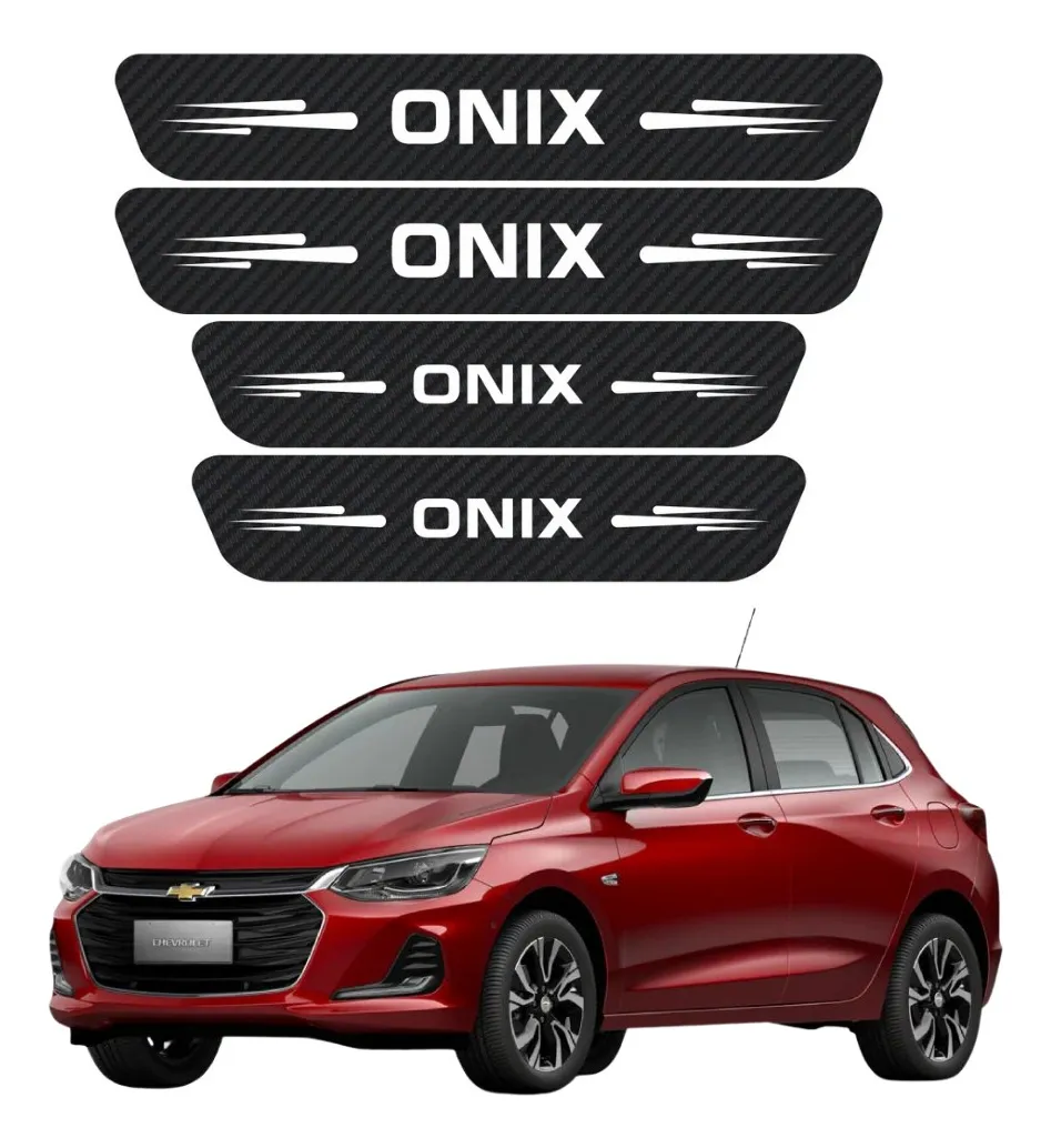 Sticker Protección De Estribos 4 Puertas Chevrolet Onix - Image 1