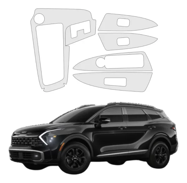 Protección Bl P. Central Y 4 Puertas Para Kia Sportage 2024