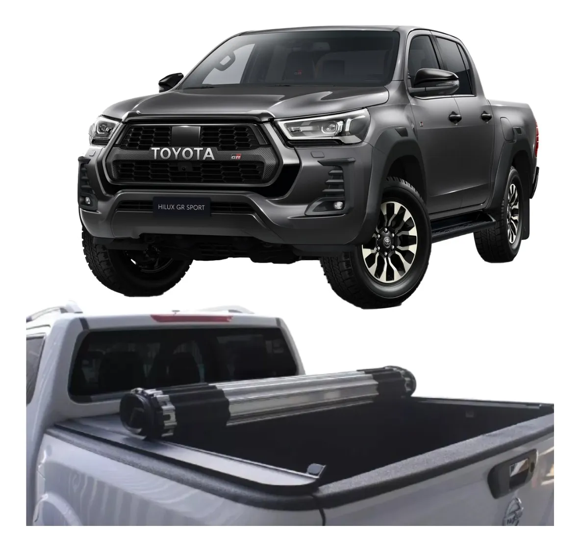 Tapa Cubre Batea Roll Up Para Toyota Hilux 2016 - 2024 - Image 1