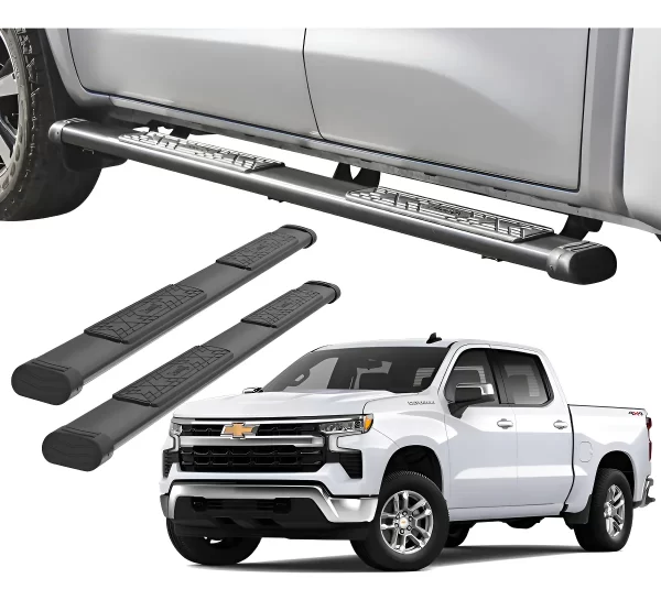 Estribos Bronx Chevrolet Silverado 2023 - 2024 Doble Cabina