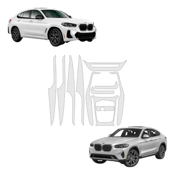 Protector Ppf 4 Puertas Y Panel Central Para Bmw X4 2024