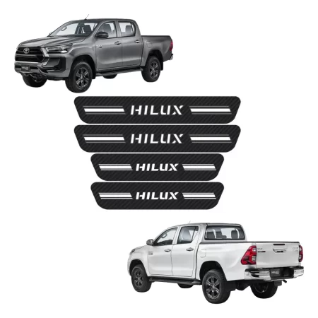 Sticker Protección Bl De Estribos Puertas Para Hilux