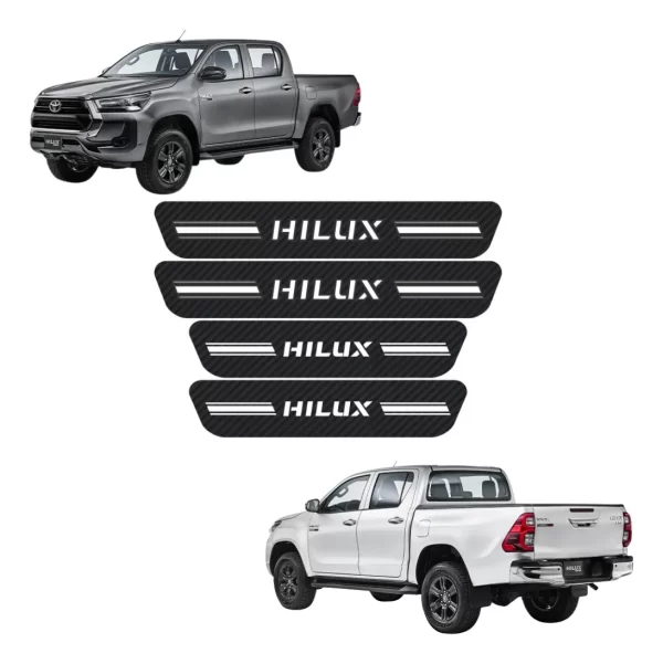Sticker Protección Bl De Estribos Puertas Para Hilux