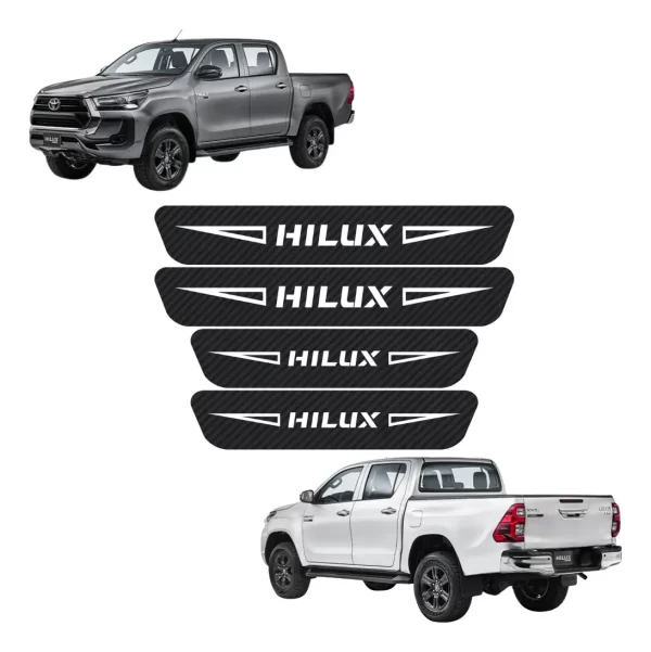 Sticker Protector Bl De Estribos Puertas Para Hilux.