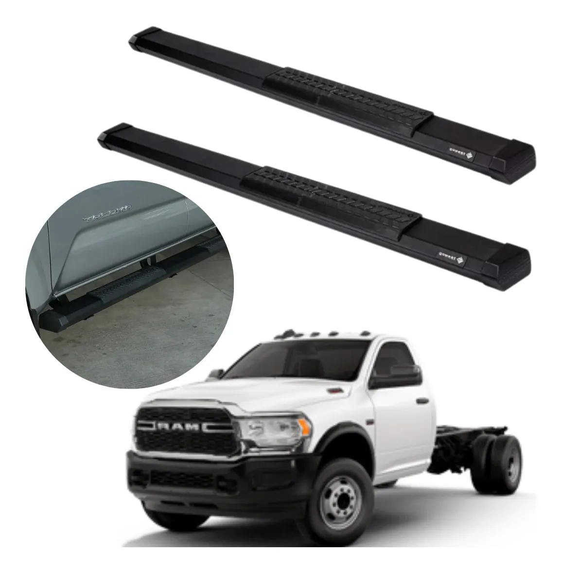 Estribos Serie 500 Ram 2500 / 4000 Heavy Duty 2009 - 2023 - Image 1