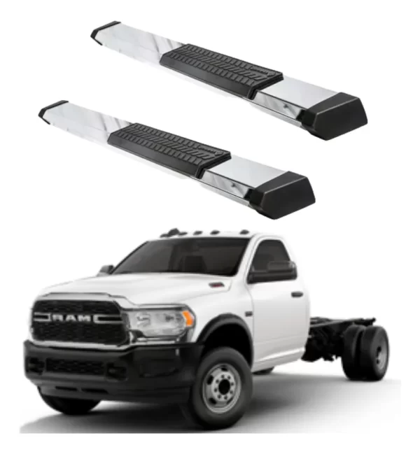 Estribos Serie 500 Ram 2500 4000 Cabina Sencilla 2009 - 2023