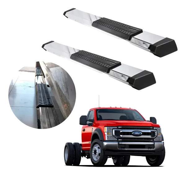 Estribos Serie 500 Super Duty 2015 - 2022 Cabina Regular