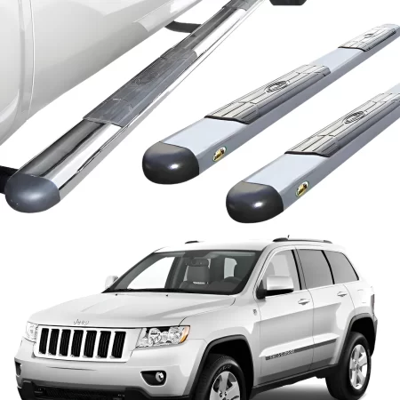 Estribos Gh Cromados Para Jeep Grand Cherokee 2011 - 2013
