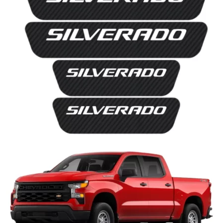 Sticker Protector De Estribos Para Chevrolet Silverado