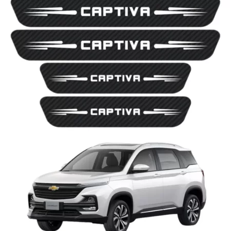 Sticker Protección De Estribos Para Chevrolet Captiva