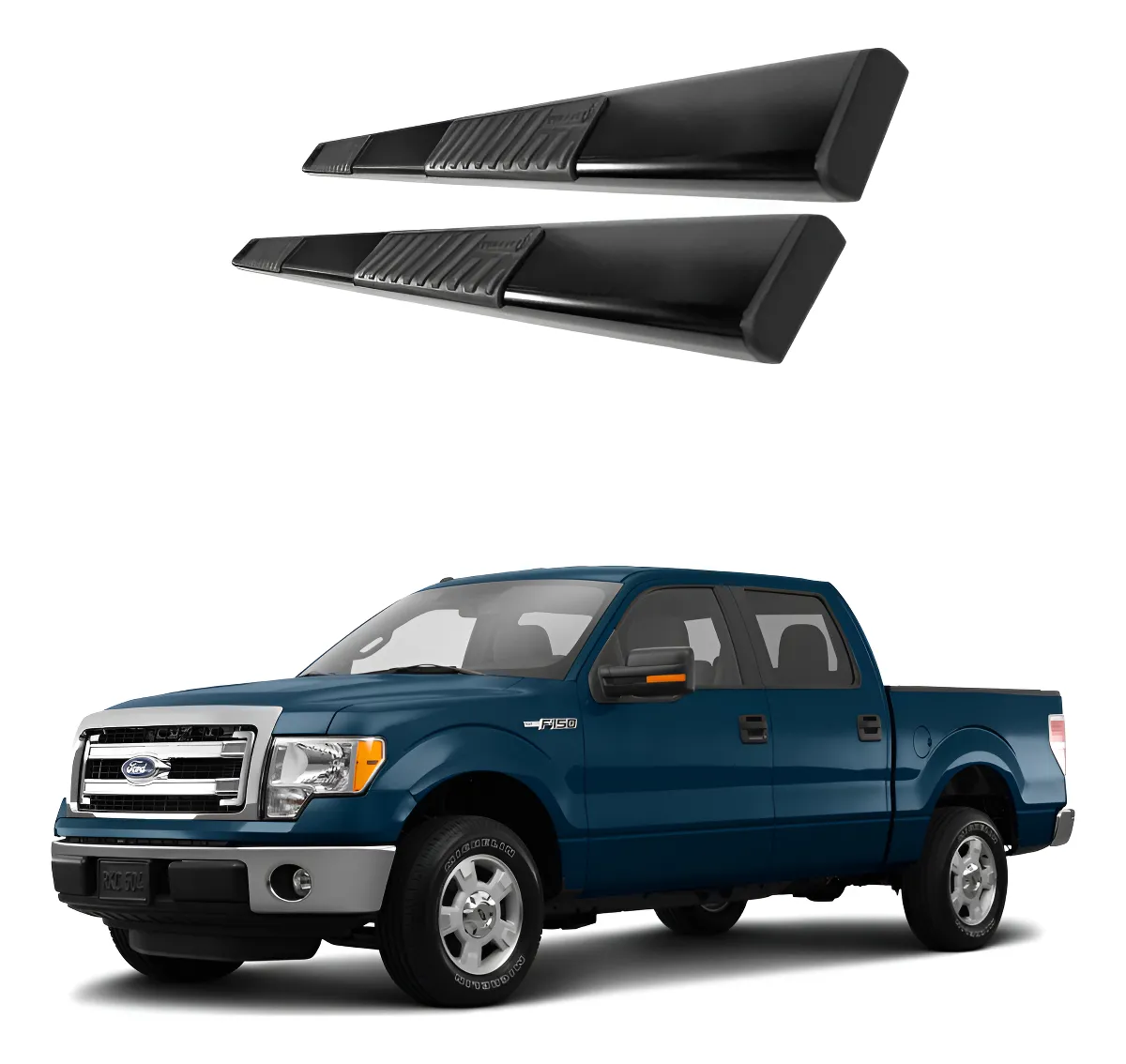 Estribos Recto Para Ford F150 Lobo 2004 - 2014 - Image 1