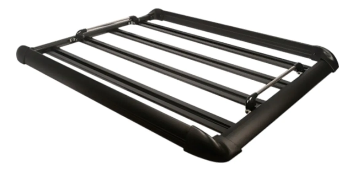 Canastilla Portaequipaje Universal 55x39 Pul Aluminio Negro - Image 1