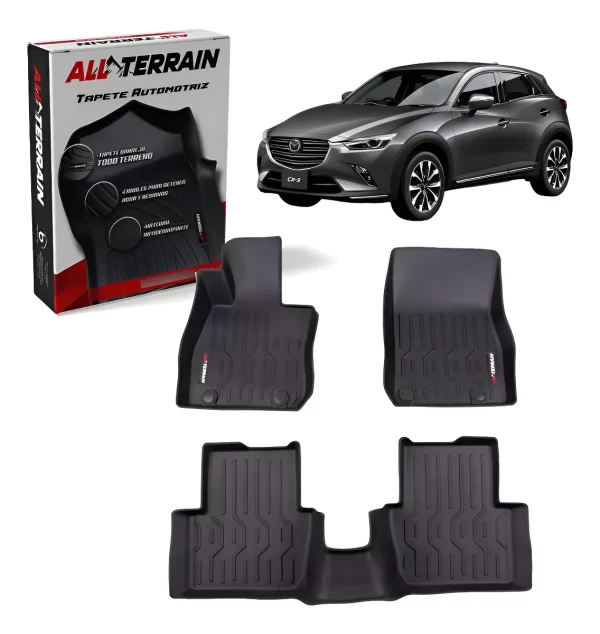 Juego De Tapetes All Terrain Para Mazda Cx-3 2016 Al 2024